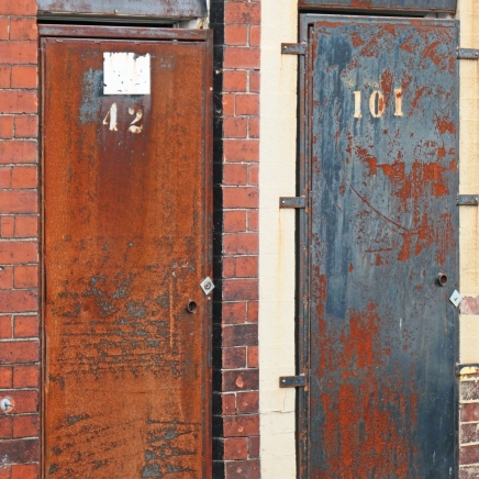Two doors Harper Street